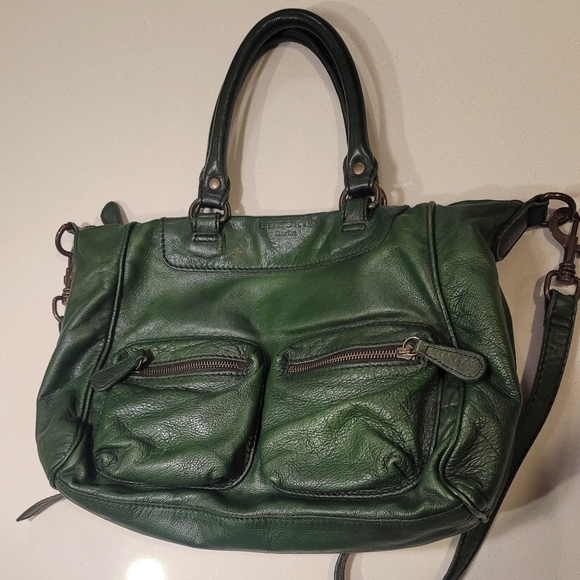 Liebeskind green crossbody leather bag - Picture 5 of 9
